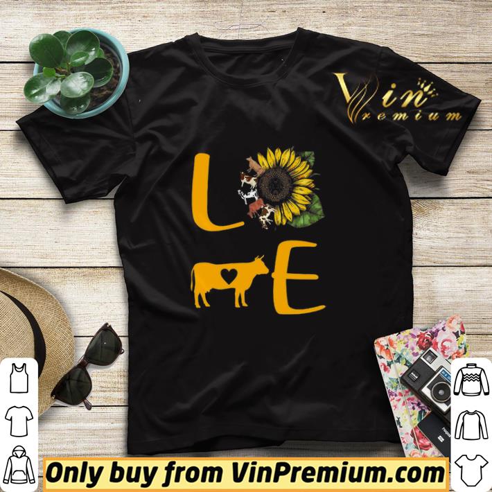 8e0f7ae7 official cow love sunflower shirt sweater 4 - Official Cow Love Sunflower shirt sweater