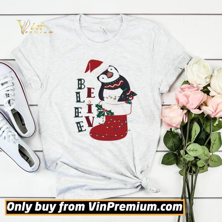 1506937f penguins believer merry christmas shirt sweater 4 - Penguins Believer Merry Christmas shirt sweater