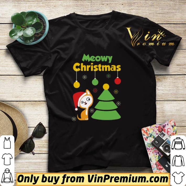 b3fdb318 meowy christmas tree shirt sweater 4 - Meowy Christmas Tree shirt sweater