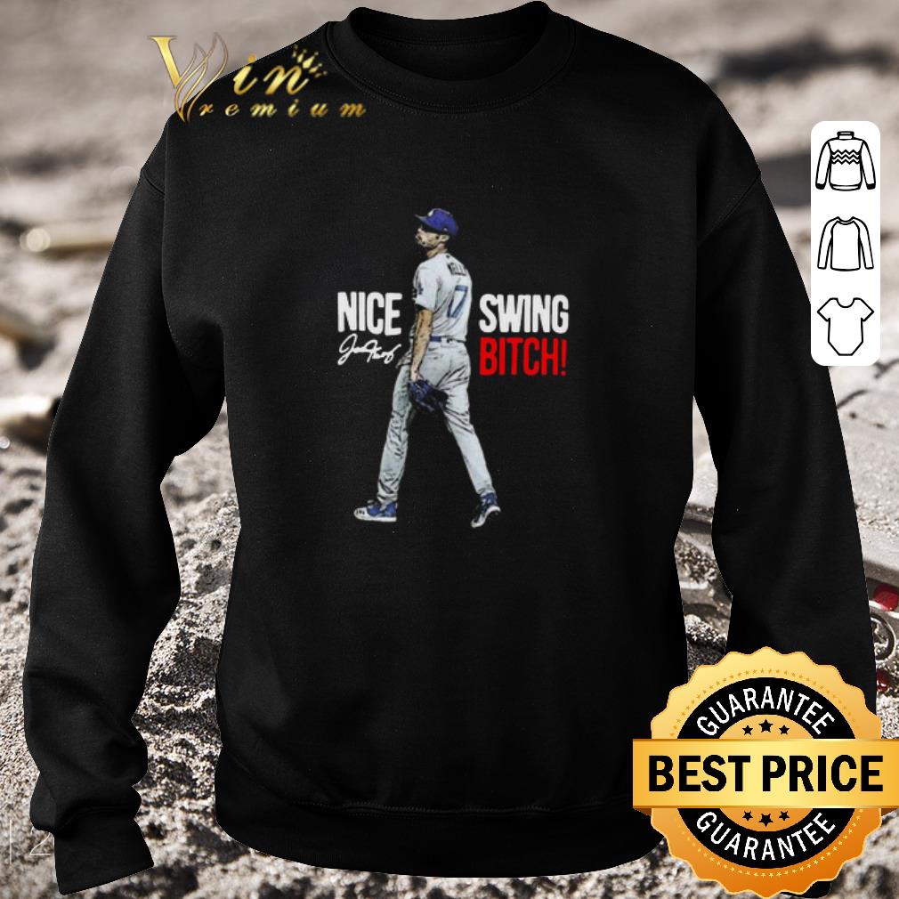 Top Joe Kelly Nice Swing Bitch LA Dodgers Champions 2020 Signature shirt ed033434 top joe kelly nice swing bitch la dodgers champions 2020 signature shirt 4 - Top Joe Kelly Nice Swing Bitch LA Dodgers Champions 2020 Signature shirt