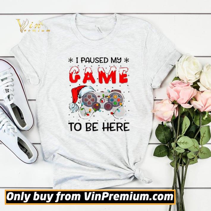 I Paused My Game To Be Here Funny Video Gamer Christmas shirt sweater f2d145fa i paused my game to be here funny video gamer christmas shirt sweater 4 - I Paused My Game To Be Here Funny Video Gamer Christmas shirt sweater