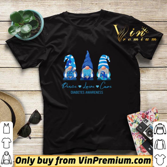 Gnomes Peace Love Cure Diabetes Awareness shirt sweater fb72d29c gnomes peace love cure diabetes awareness shirt sweater 4 - Gnomes Peace Love Cure Diabetes Awareness shirt sweater