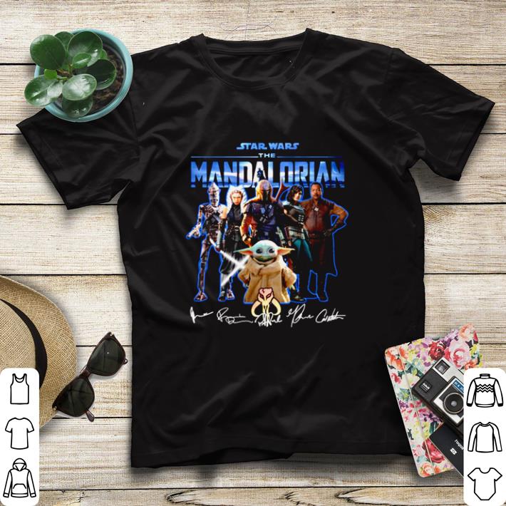 2e3fd124 awesome star wars the mandalorian characters signature shirt sweater 4 - Awesome Star Wars the Mandalorian characters signature shirt sweater