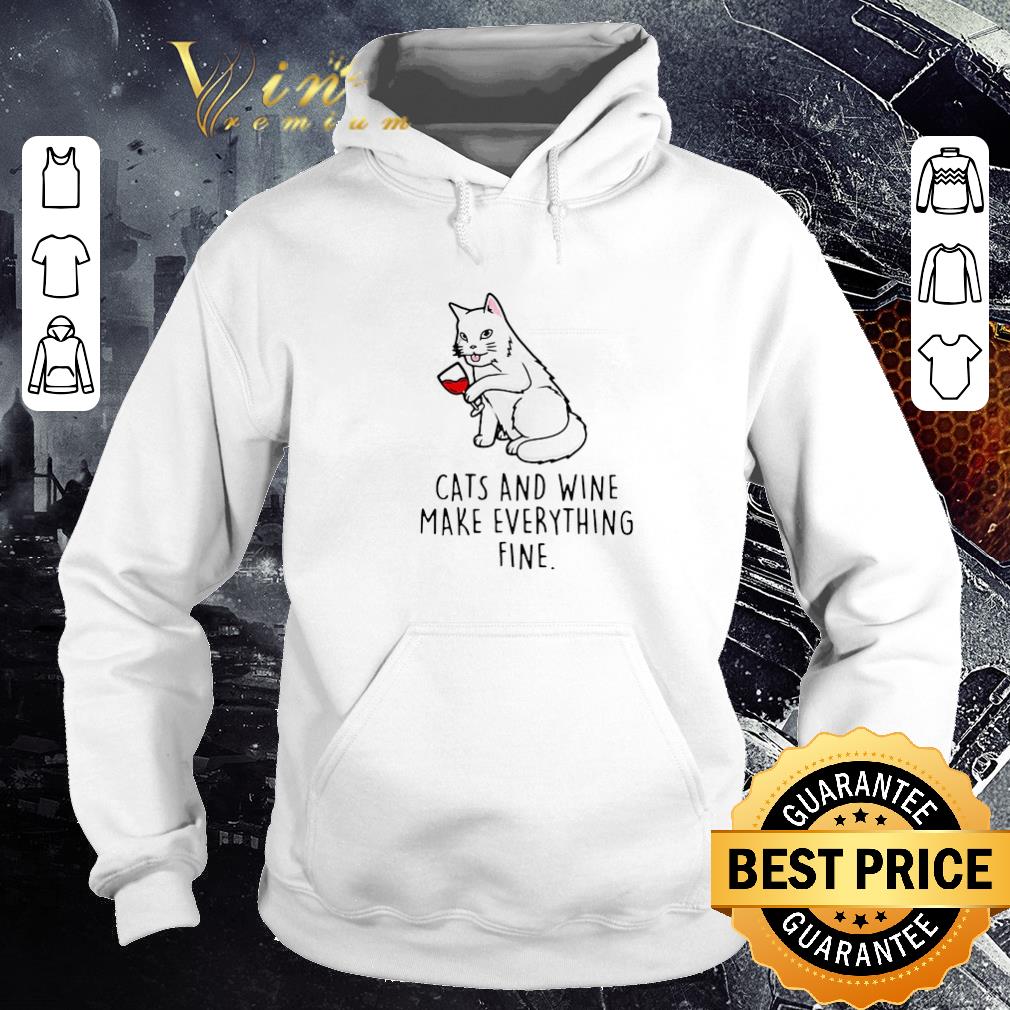 36c86549 official cats and wine make everything fine shirt 4 - Official Cats And Wine Make Everything Fine shirt