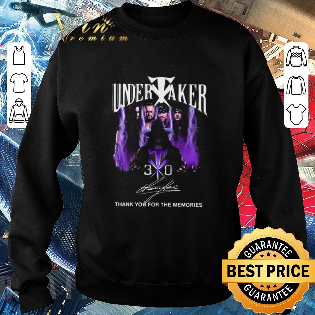 Funny The Undertaker 30th Anniversary Thank You For The Memories Signatures shirt 470fd8fa funny the undertaker 30th anniversary thank you for the memories signatures shirt 4 - Funny The Undertaker 30th Anniversary Thank You For The Memories Signatures shirt
