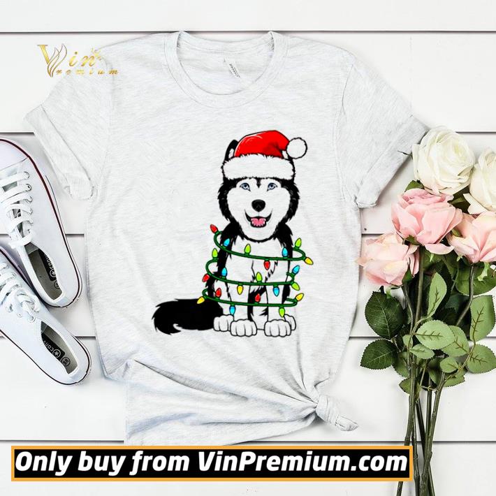 Baby Siberian Husky Santa hat Christmas Lights Xmas shirt sweater 9bcbcb48 baby siberian husky santa hat christmas lights xmas shirt sweater 4 - Baby Siberian Husky Santa hat Christmas Lights Xmas shirt sweater