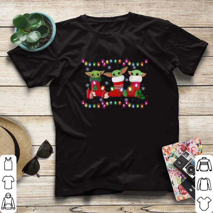 adc1e072 awesome baby yoda in stock merry christmas light shirt sweater 4 - Awesome Baby Yoda In Stock Merry Christmas Light shirt sweater