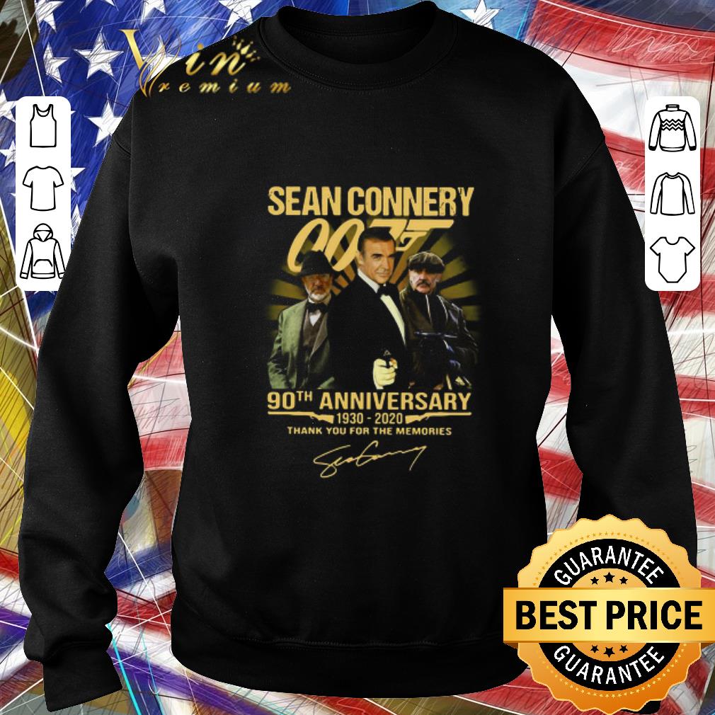 b4be4b3c nice sean connery 007 90th anniversary 1930 2020 thank you for the memories signature shirt 4 - Nice Sean Connery 007 90th Anniversary 1930 2020 Thank You For The Memories Signature shirt