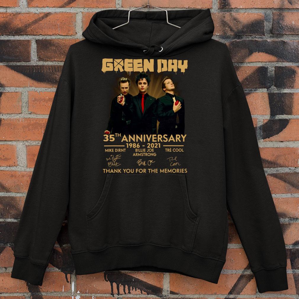 39429990 green day band member 35th anniversary 1986 2021 signatures shirt 4 - Funny Green Day Band Member 35th Anniversary 1986-2021 Signatures shirt