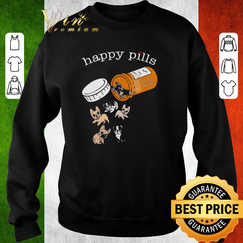 Premium Frenchie Happy Pills shirt 3fd80a03 premium frenchie happy pills shirt 4 - Premium Frenchie Happy Pills shirt