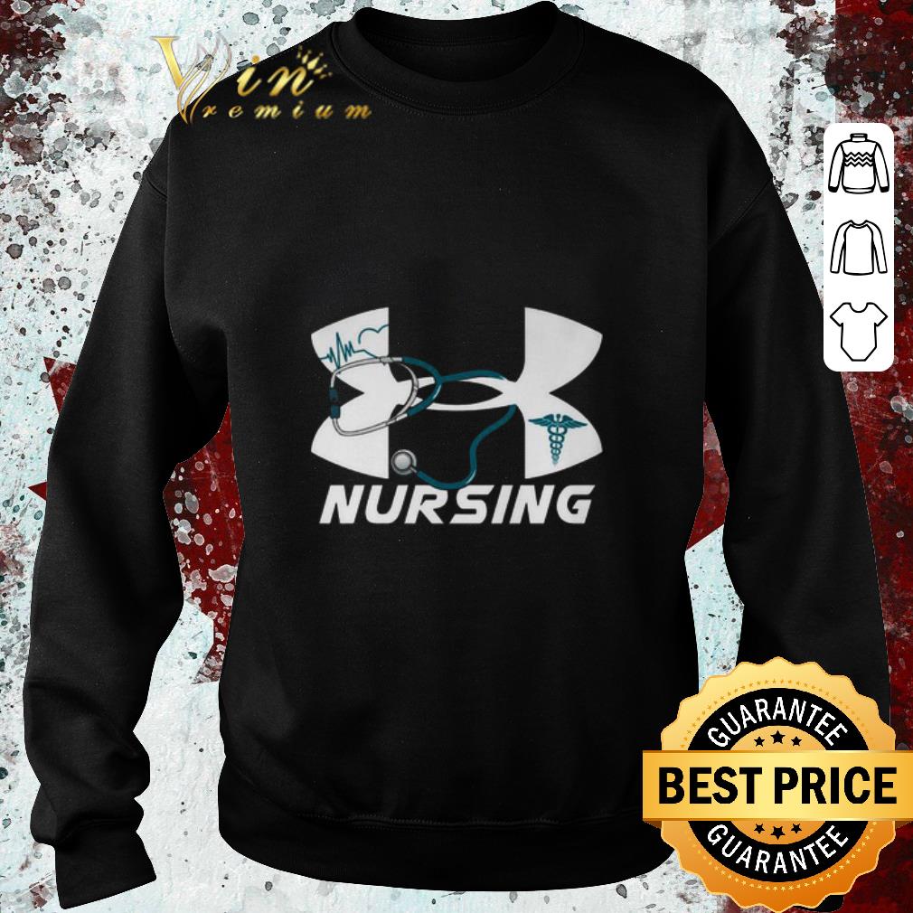 80cedef6 nice nursing under armour logo shirt 4 - Nice Nursing Under Armour Logo shirt
