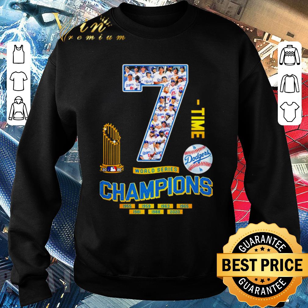 c9404be8 nice los angeles dodgers 7 time world series champions 1955 2020 shirt 4 - Nice Los Angeles Dodgers 7 time world series champions 1955-2020 shirt