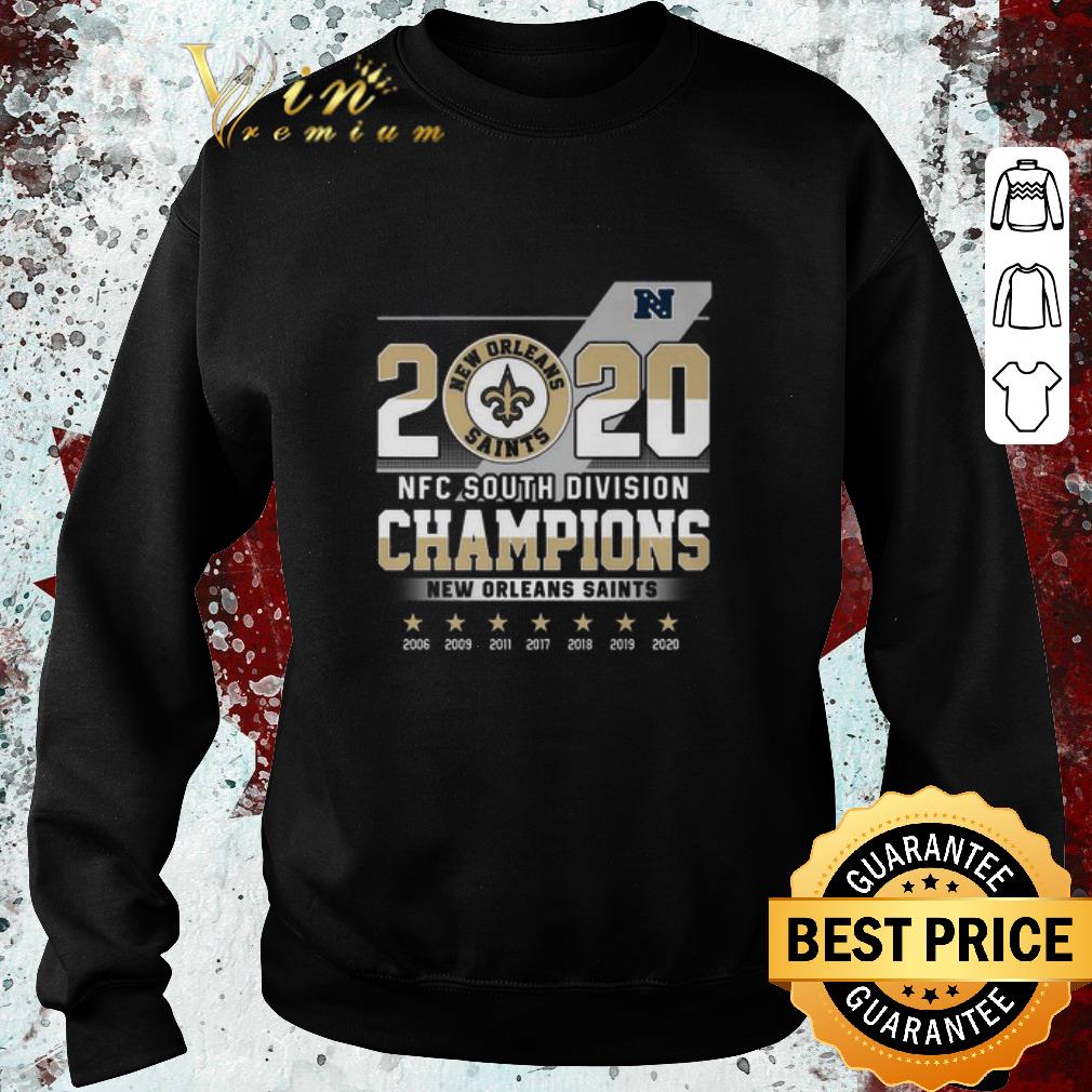 Funny 2006 2020 NFC South Division Champions New Orleans Saints shirt e7106d62 funny 2006 2020 nfc south division champions new orleans saints shirt 4 - Funny 2006 2020 NFC South Division Champions New Orleans Saints shirt