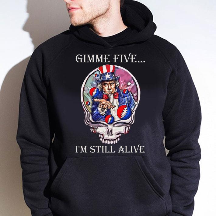 0598e1c2 grateful dead gimme five i m still alive shirt 4 - Official Grateful Dead Gimme Five I'm Still Alive Shirt