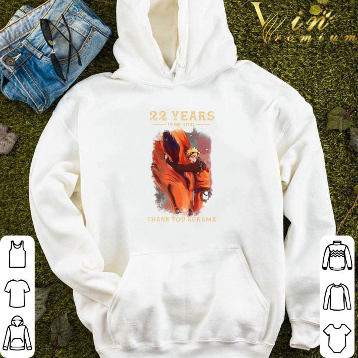 1974d859 22 years 1999 2021 thank you kurama shirt 4 - 22 Years 1999 2021 Thank You Kurama shirt