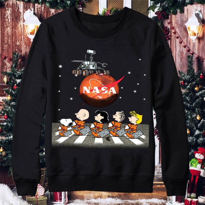 a28ebc11 nasa mars landing snoopy and charlie brown abbey road peanuts characters shirt 4 - Awesome NASA Mars Landing Snoopy And Charlie Brown Abbey Road Peanuts Characters Shirt
