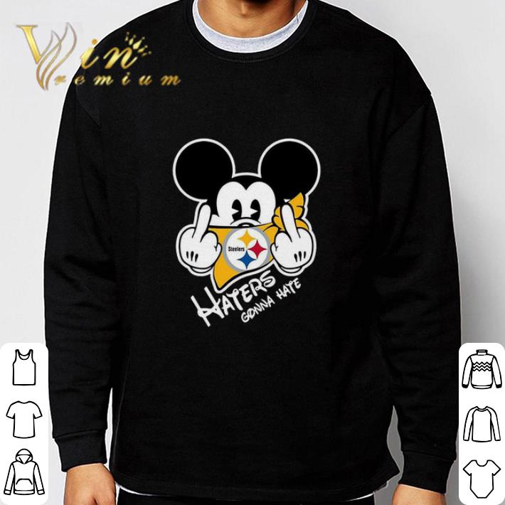 a24b2921 funny nfl mickey mouse face mask pittsburgh steelers fuck haters gonna hate shirt 4 - Funny NFL Mickey Mouse Face Mask Pittsburgh Steelers Fuck Haters Gonna Hate shirt