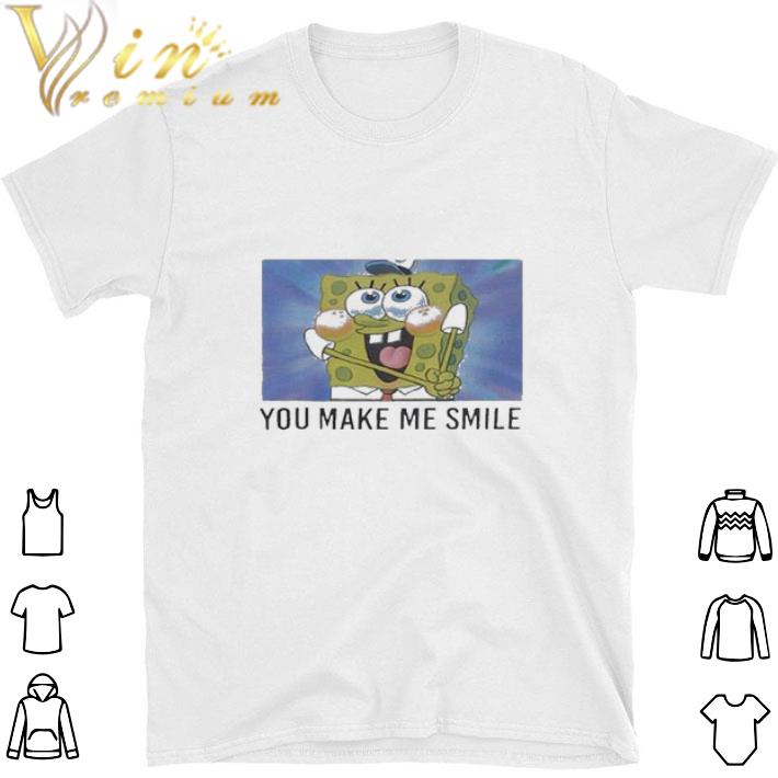 Awesome spongebob you make me smile 2021 shirt sweatshirt