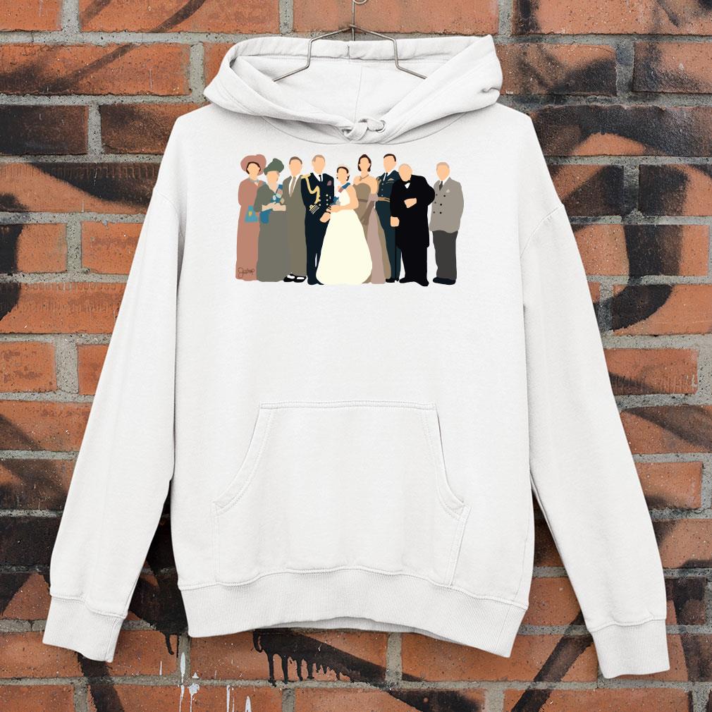 d6fa98d3 the crown season 1 cast classic shirt 4 - Official The Crown Season 1 Cast Classic shirt