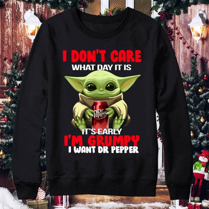 e32b3cea yoda i don t care what day it is it s early i m grumpy i want dr pepper shirt 4 - Hot Yoda I Don't Care What Day It Is It's Early I'm Grumpy I Want Dr Pepper shirt