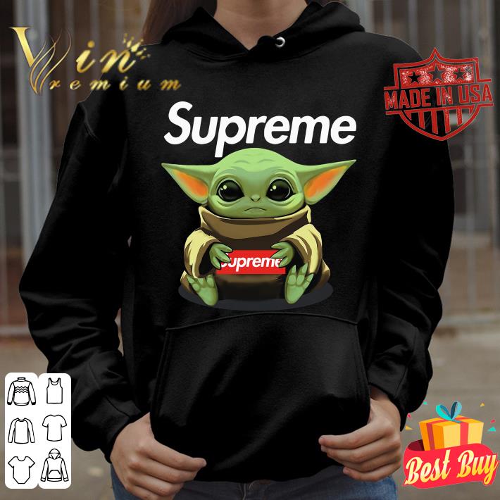 306d206f baby yoda hug supreme shirt 4 - Hot Baby Yoda hug Supreme shirt