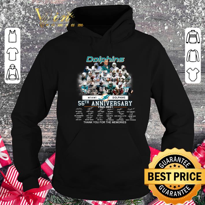 Funny Miami Dolphins 56th anniversary 1965-2021 signatures thank you for the memories shirt Miami Dolphins 56th anniversary 1965 2021 signatures thank you for the memories shirt 4 - Funny Miami Dolphins 56th anniversary 1965-2021 signatures thank you for the memories shirt