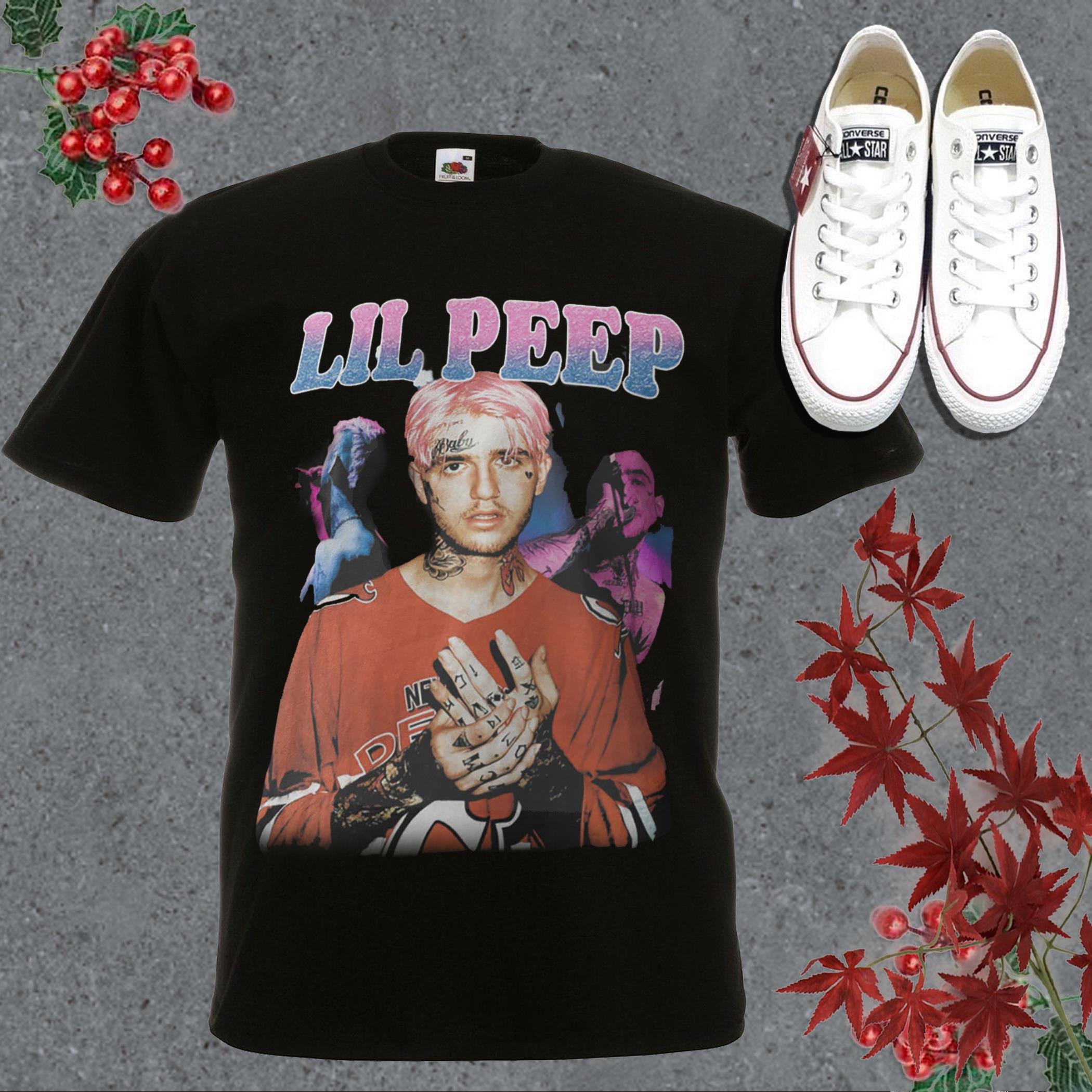 Lil Peep hypebeast vintage 90s rap t shirt