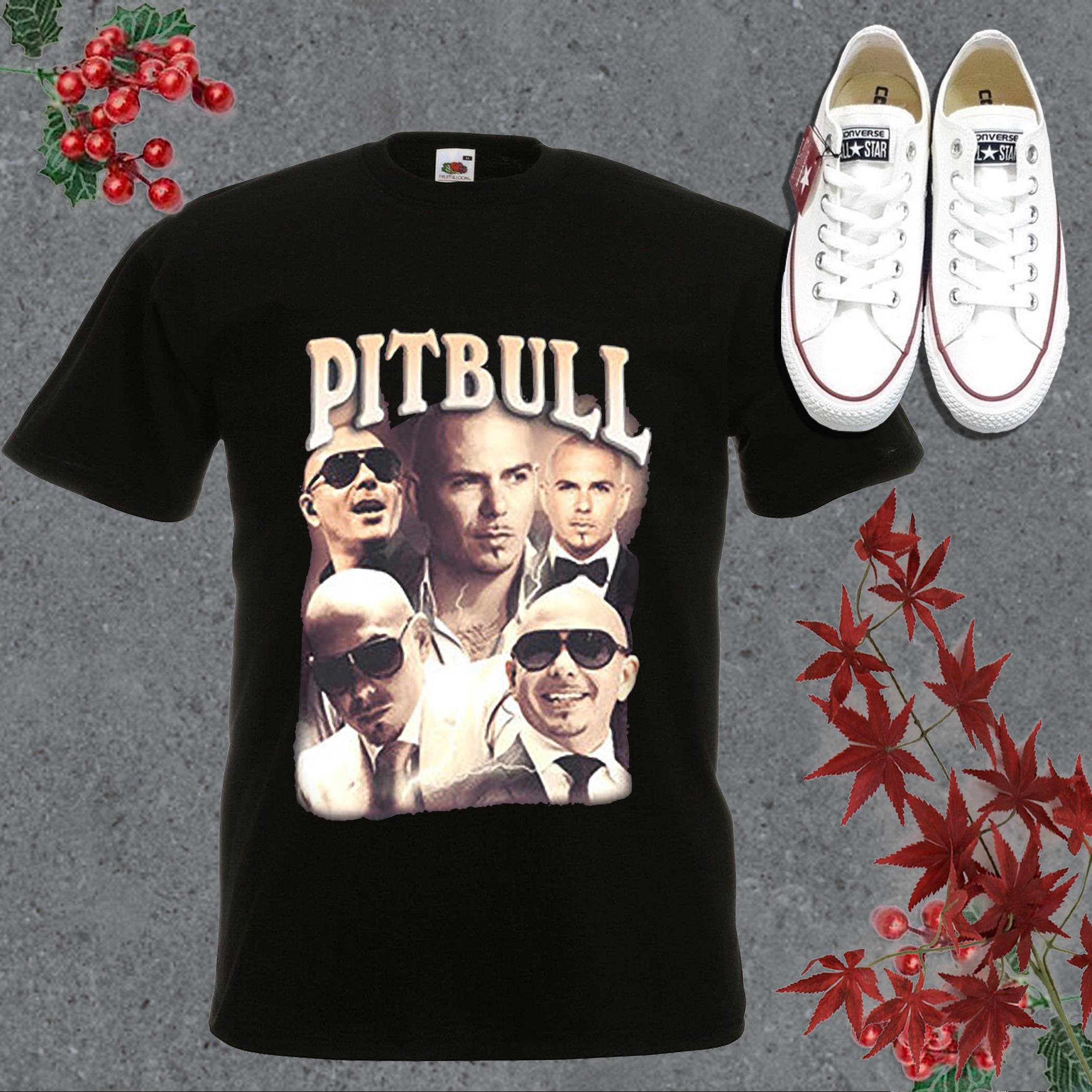 Pitbull shirt rap hip hop 90s vintage Style Unisex Shirt, Pitbull hiphop shirt