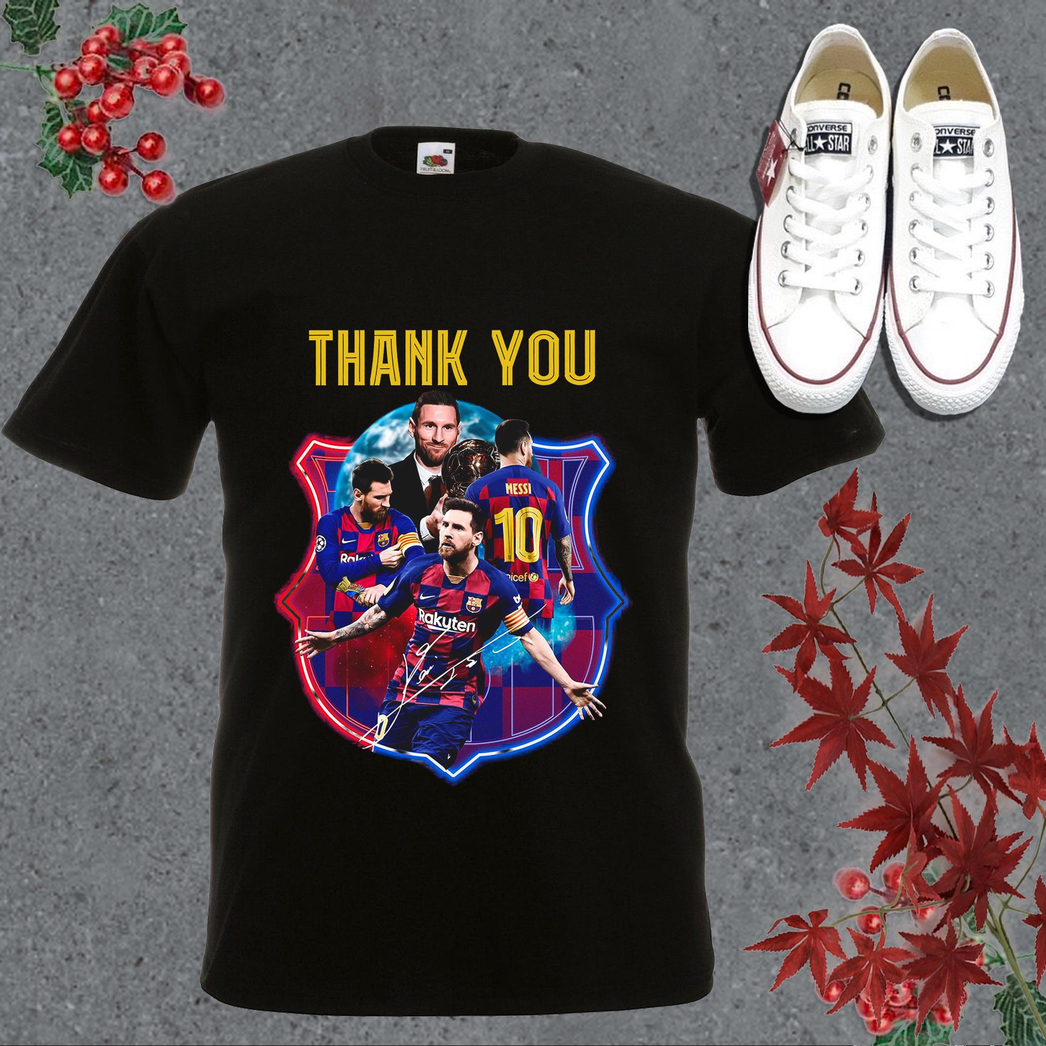 Thank You Lionel Messi In Barca Shirt, 16 Years Of Lionel Messi In Braca Shirt