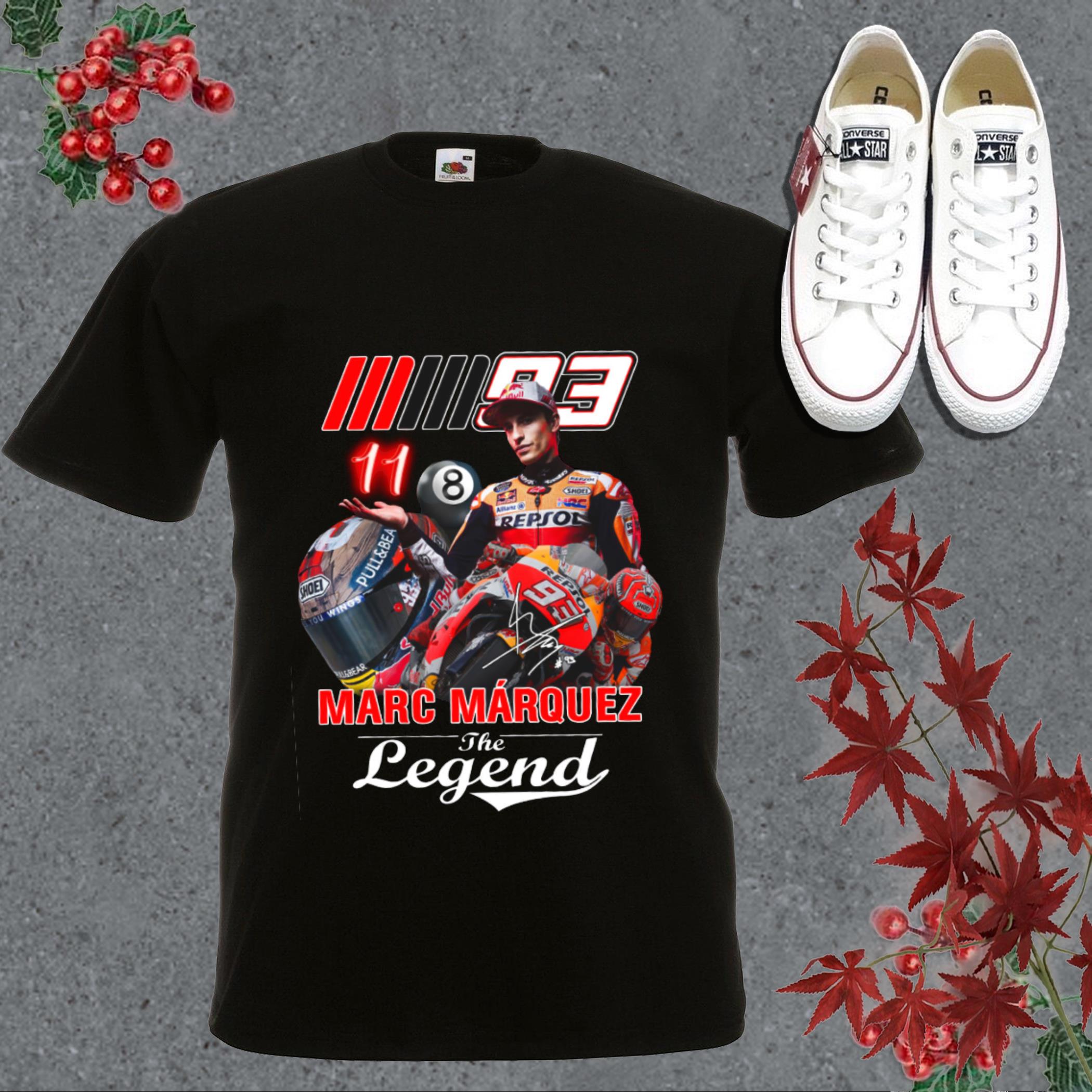 Vintage Marc Marquez 93 Shirt, Marc Marquez 93 The Man The Myth The Legend Signatures Shirt