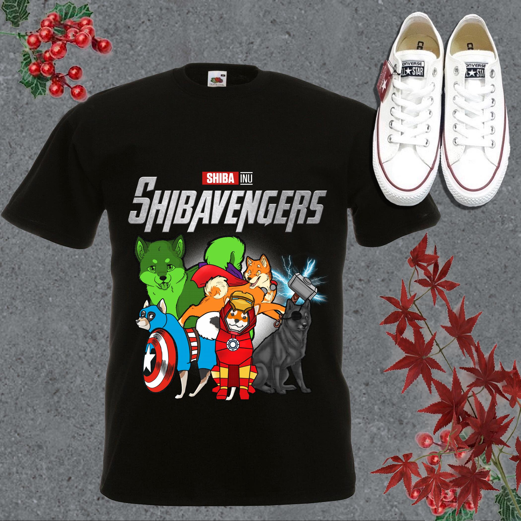 Vintage Marvel Avengers Endgame Shiba Inu Shibavengers Shirt, Marvel Shirt