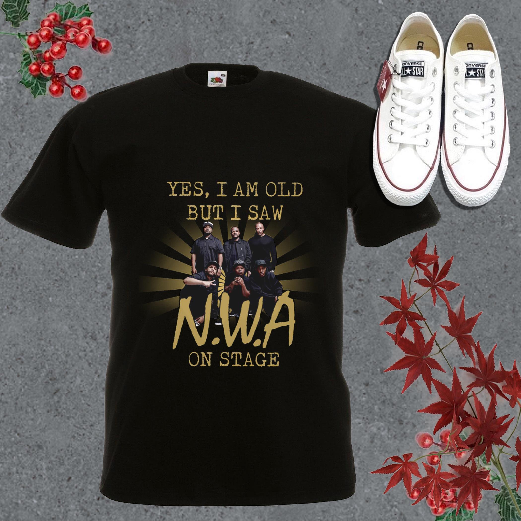 Vintage NWA On Stage Shirt, NWA Shirt, Yes I Am Old But I Saw NWA On Stage Shirt