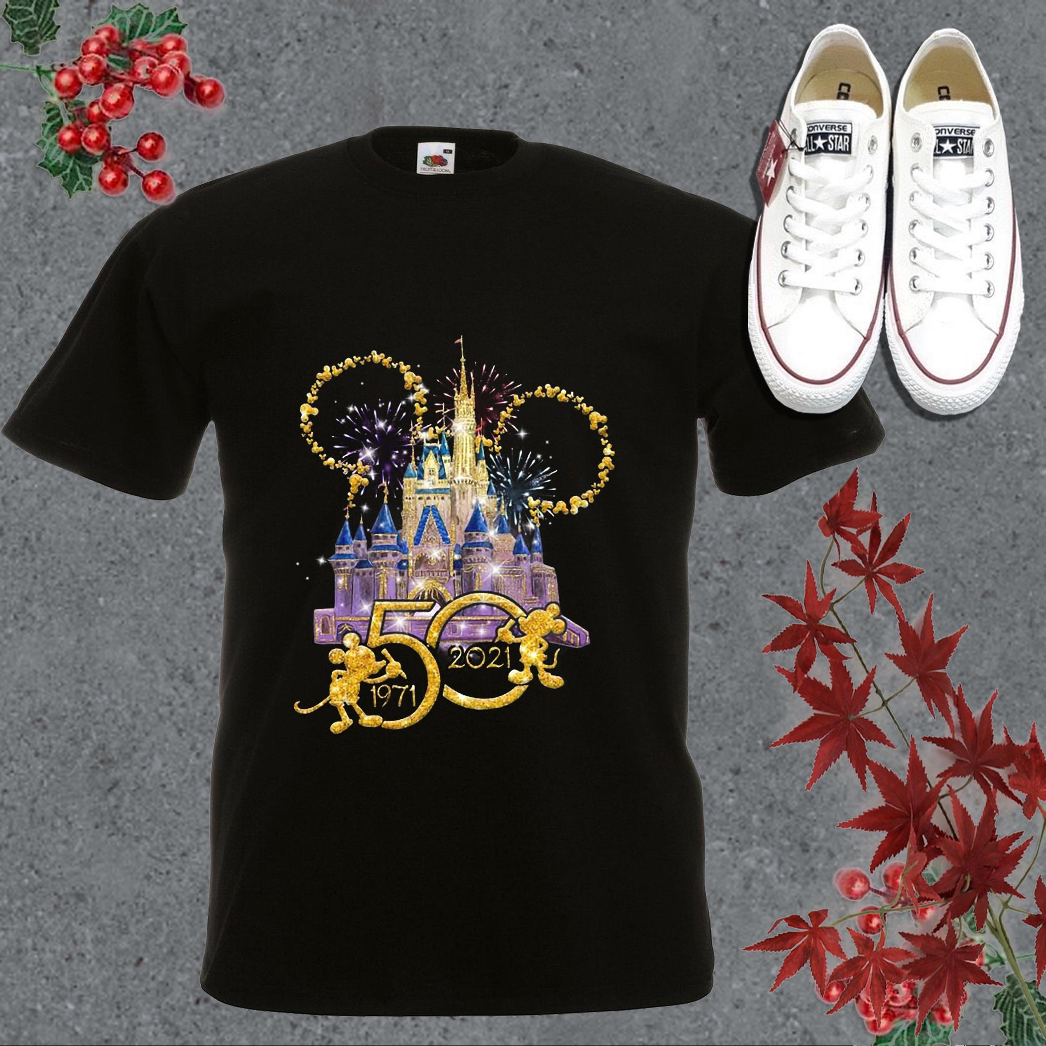 Awesome 50th Walt Disney Shirt, Magic Disneyland Kingdom Kingdom Shirt, 50th Anniversary Mickey Ears Disney World 1971 2021 Shirt