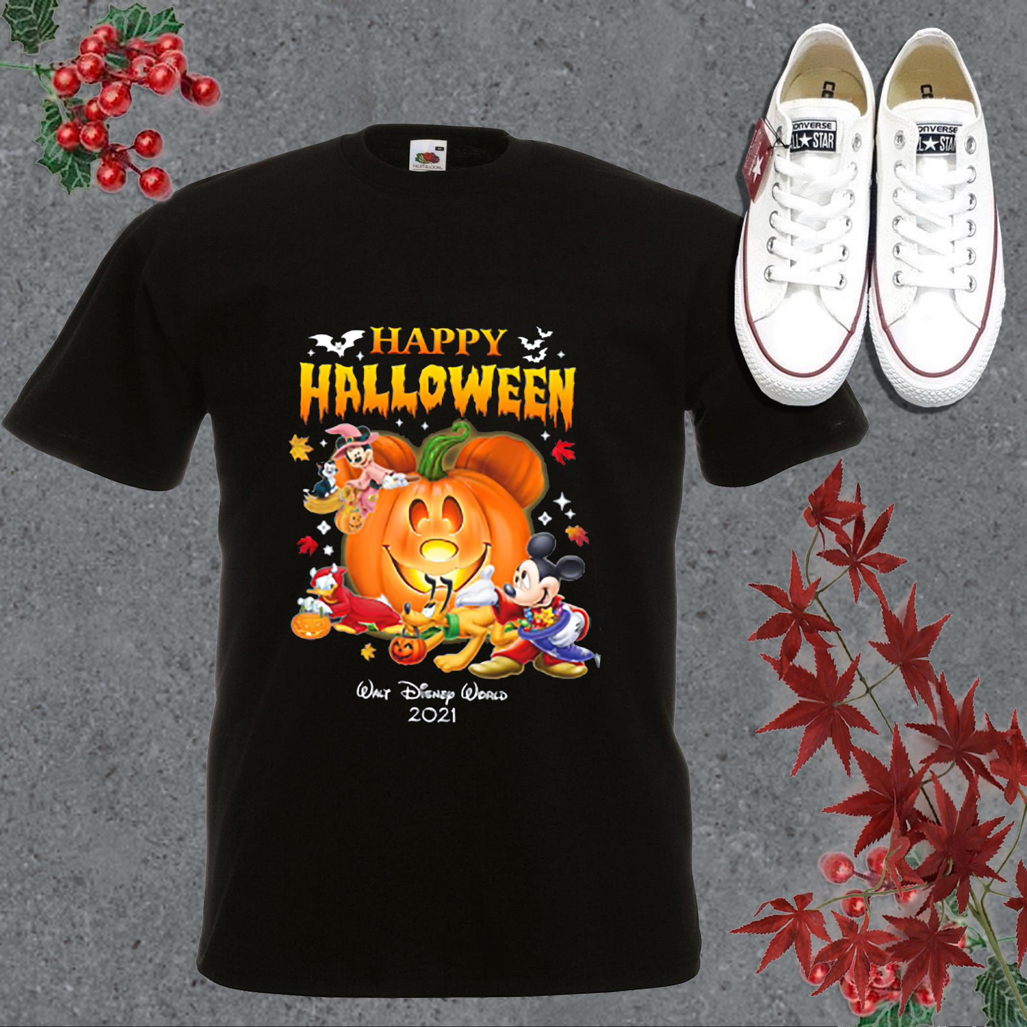 Awesome Disney Pumpkin Boo Bash Trick Or Treat Halloween Shirt, Disney Happy Halloween Walt Disney World Pumpkin 2021 Shirts