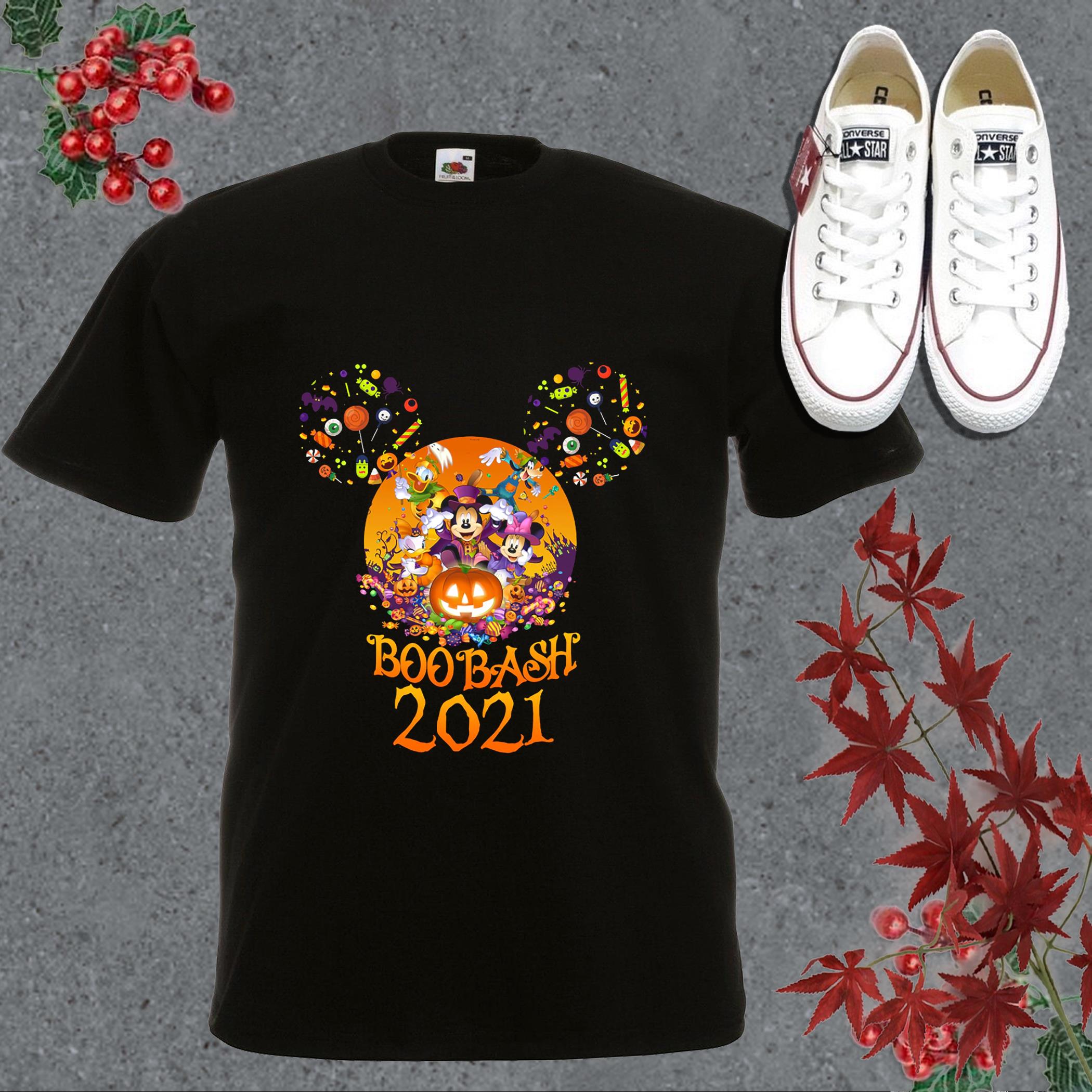 Awesome Mickey Ears Family Boo Bash Mickey Not So Scary Halloween Shirt, Mickey Head Boo Bash Disney Shirt