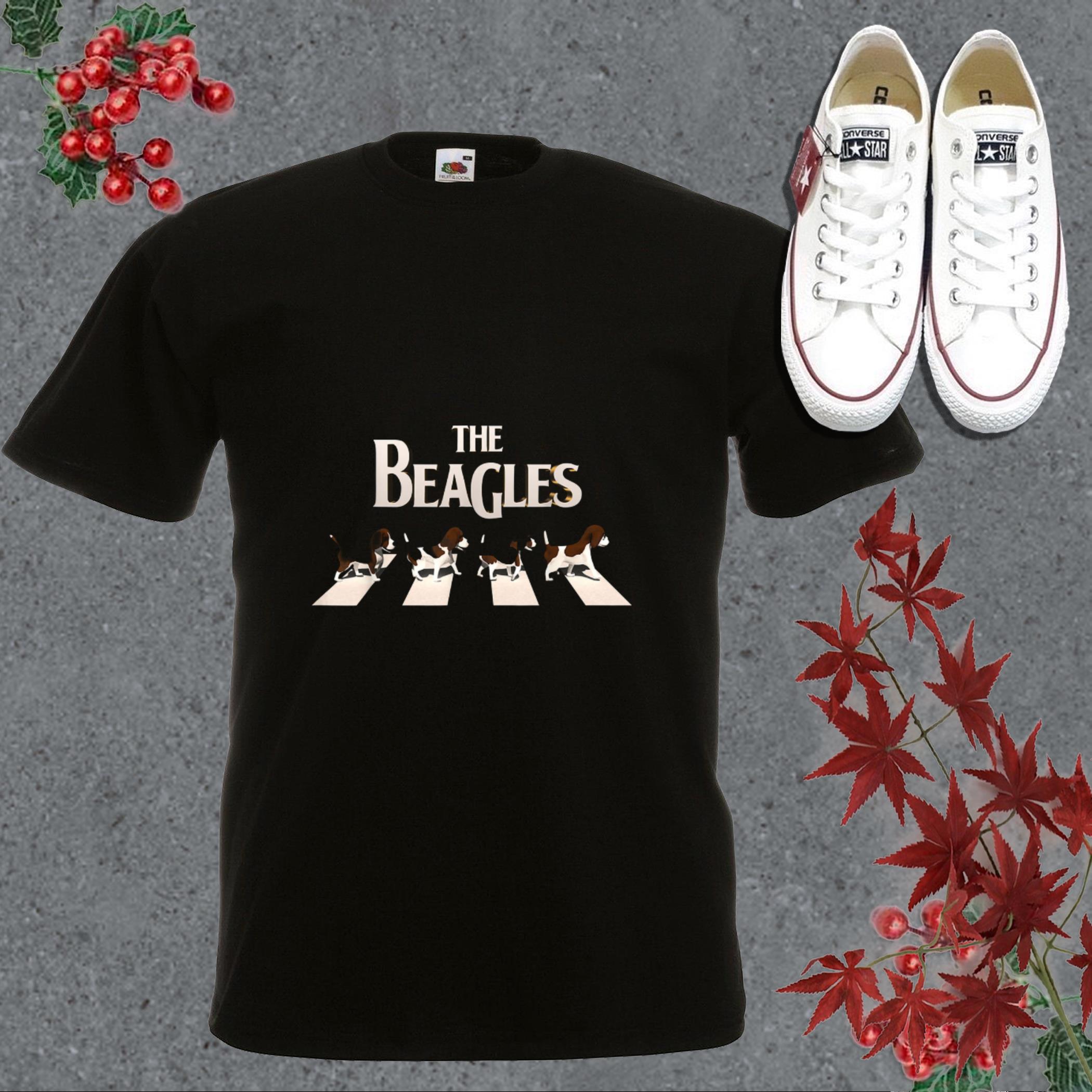 Awesome The Beagles Walking Cute Shirt, The Beagles Dog Abbey Road Shirt, Beagles Abbey Road Shirt