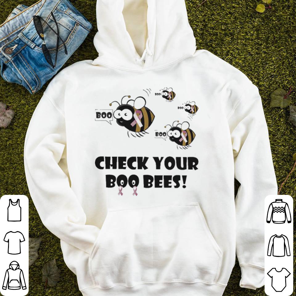 Check your boo bees Breast Cancer Ribbon shirt 4 - Check your boo bees Breast Cancer Ribbon shirt