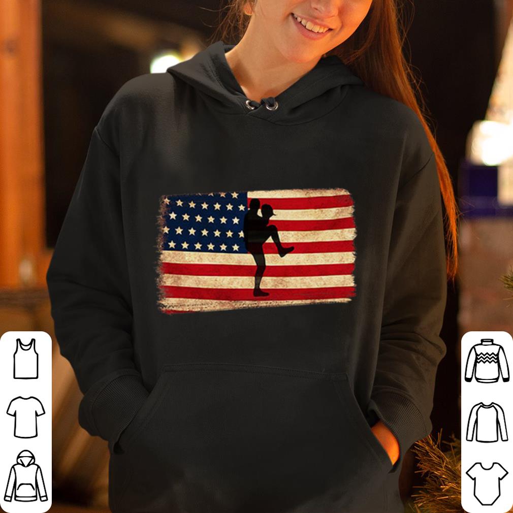 Baseball pitcher throws ball american flag shirt 4 - Baseball pitcher throws ball american flag shirt