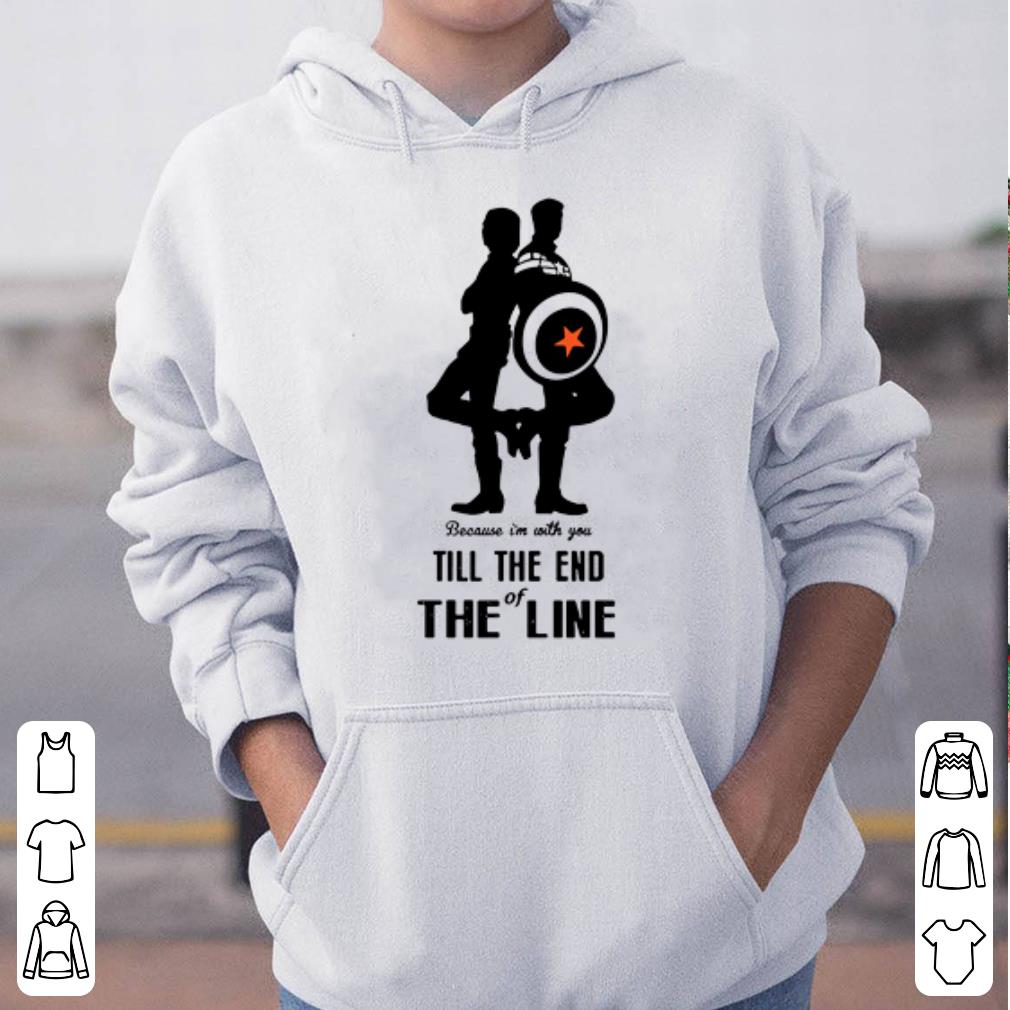 Captain america and bucky barnes because I m with you till the end of the line shirt 4 - Captain america and bucky barnes because I’m with you till the end of the line shirt