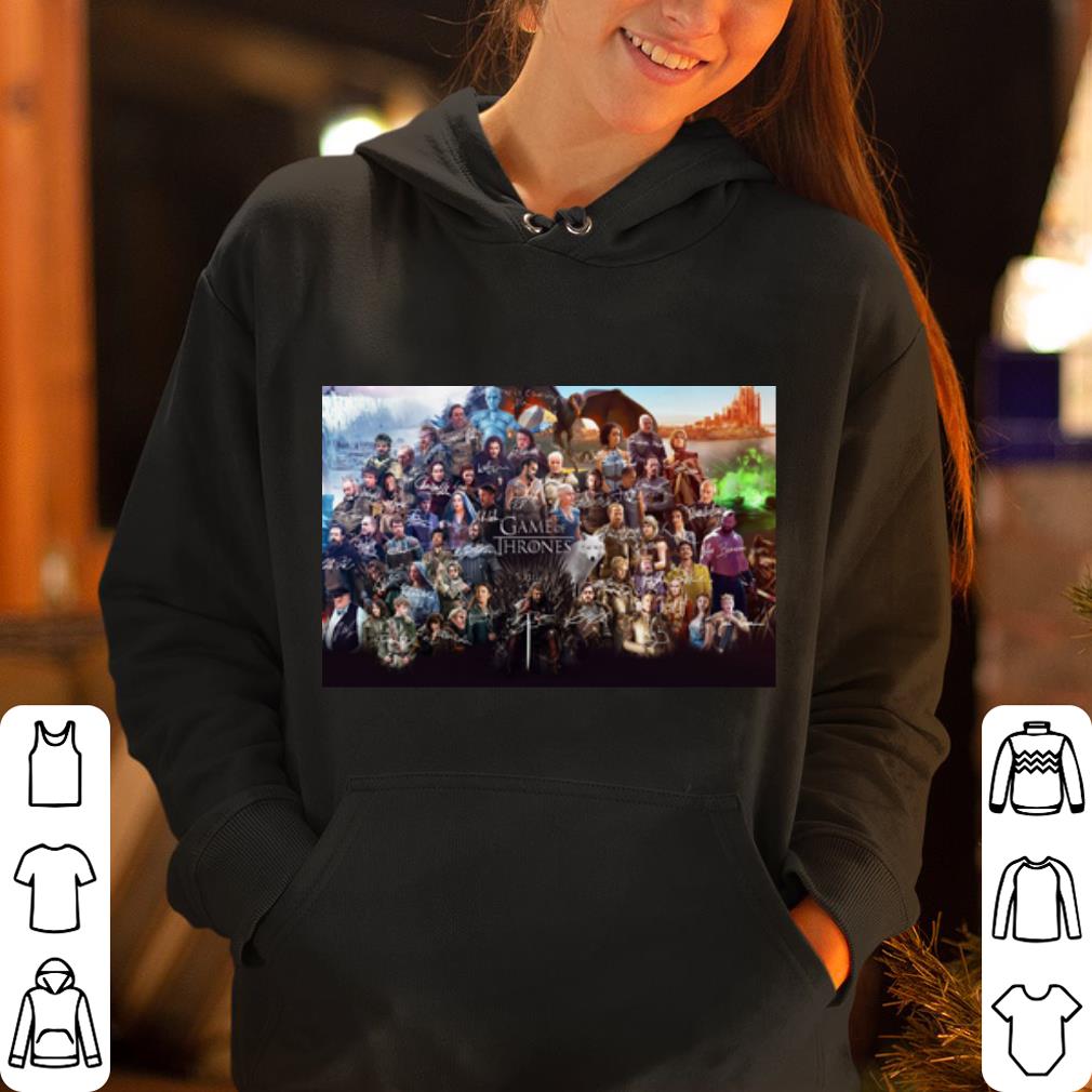 Game Of Thrones Character And Signature Poster shirt 4 - Game Of Thrones Character And Signature Poster shirt