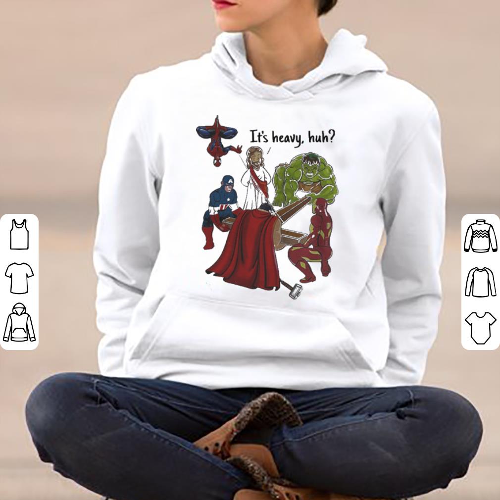 It s Heavy Huh Team Avengers EndGame And Jesus shirt 4 - It's Heavy Huh Team Avengers EndGame And Jesus shirt