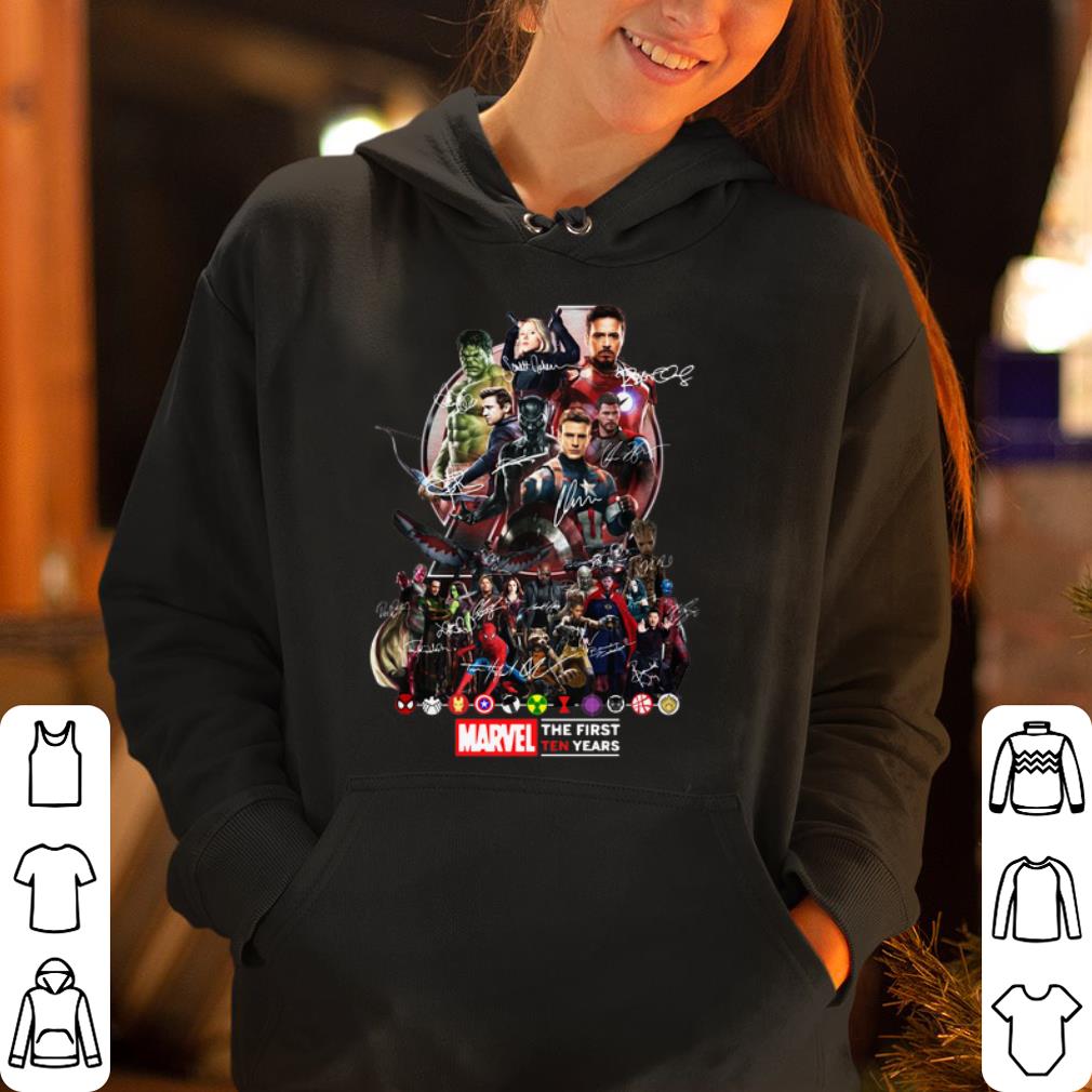 Marvel Avengers Endgame The First Ten years shirt 4 - Marvel Avengers Endgame The First Ten years shirt
