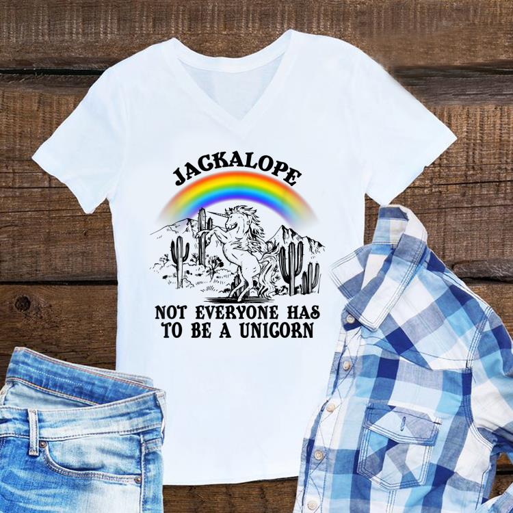 Aweome Jackalope Not Everyone Has To Be A Unicorn Camping Rainbow shirt 1 - Aweome Jackalope Not Everyone Has To Be A Unicorn Camping Rainbow shirt