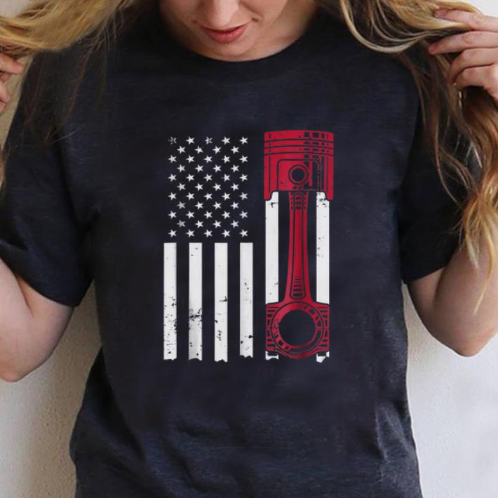 Awesome American Flag Piston Muscle Car shirt 1 - Awesome American Flag Piston Muscle Car shirt