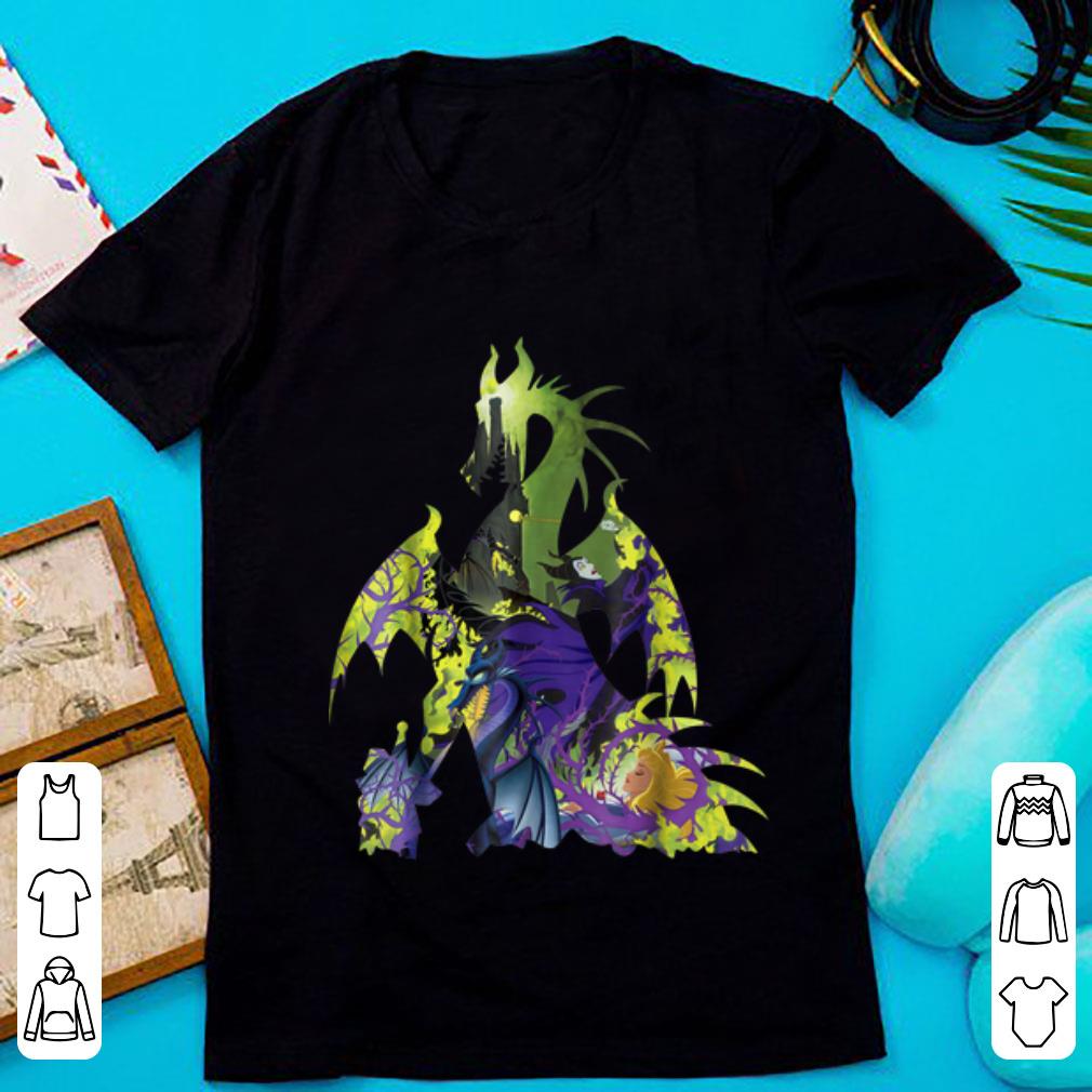 Awesome Disney Sleeping Beauty Maleficent Dragon Silhouette shirt 1 2 - Awesome Disney Sleeping Beauty Maleficent Dragon Silhouette shirt