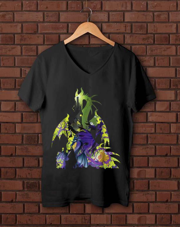 Awesome Disney Sleeping Beauty Maleficent Dragon Silhouette shirt 1 - Awesome Disney Sleeping Beauty Maleficent Dragon Silhouette shirt