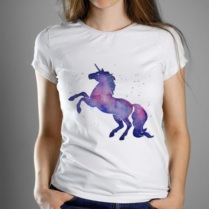 Awesome Galaxy Unicorn Watercolor shirt 1 - Awesome Galaxy Unicorn Watercolor shirt