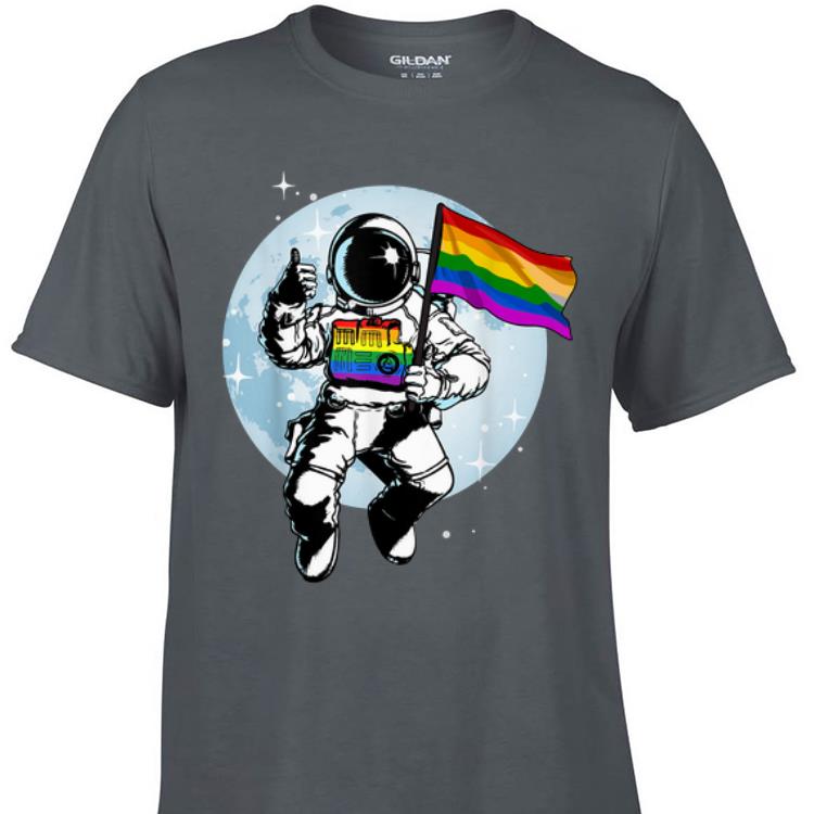 Awesome Gay Pride Flag LGBT Astronaut shirt 1 - Awesome Gay Pride Flag LGBT Astronaut shirt
