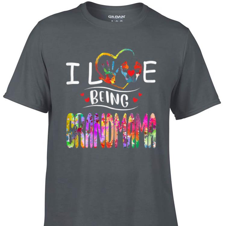 Awesome I love Being Grandmama Colorful Art shirt 1 - Awesome I love Being Grandmama Colorful Art shirt