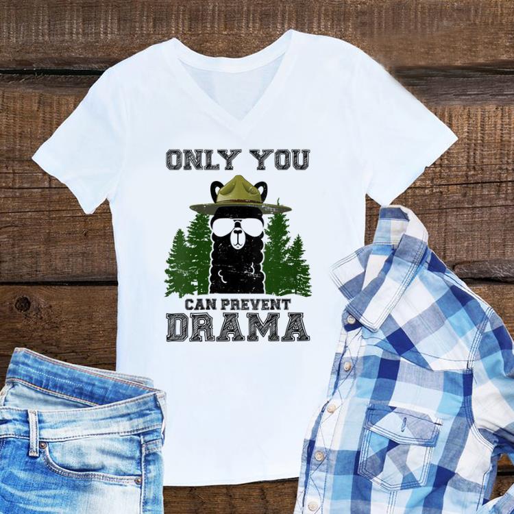 Awesome Llama Camping Only You Can Prevent Drama shirt 1 - Awesome Llama Camping Only You Can Prevent Drama shirt